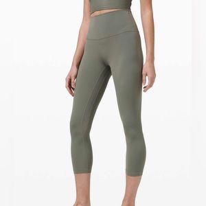 Lululemon Align High-Rise Crop 21" Grey Sage